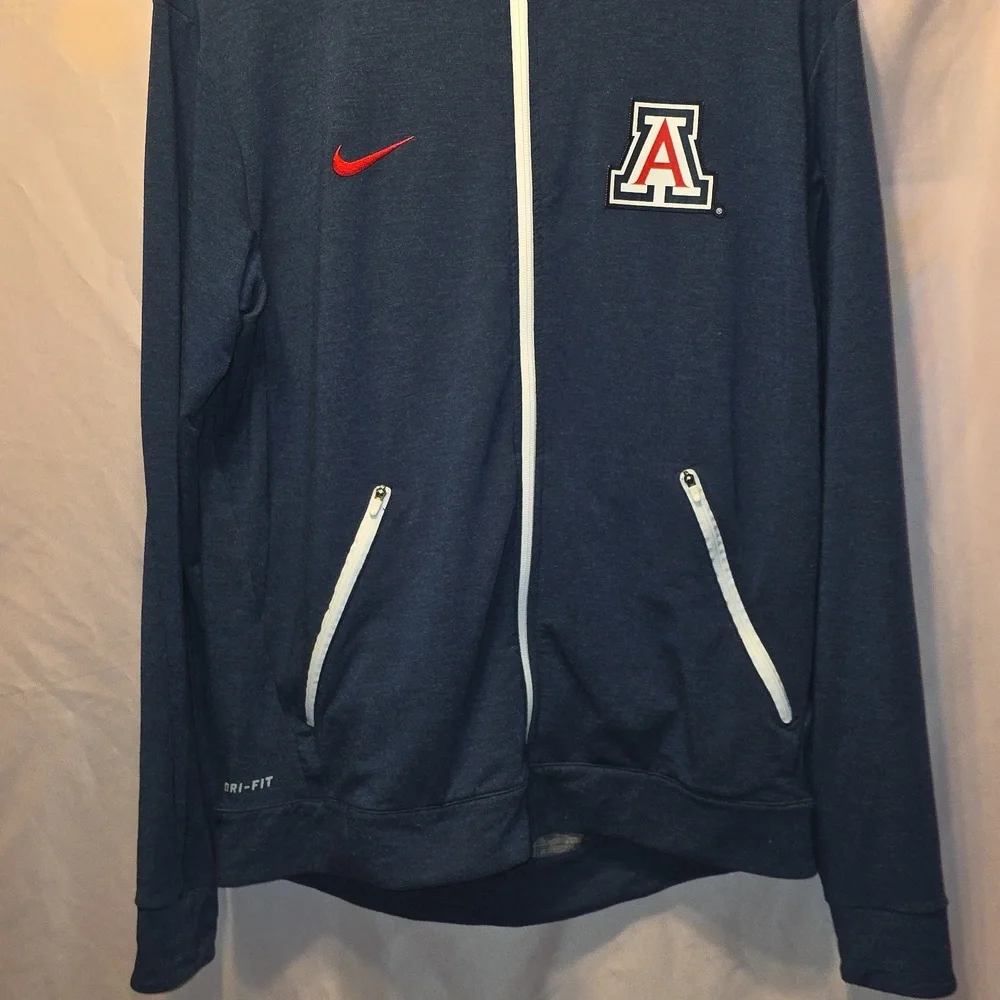 Nike Arizona Sideline Dri-FIT Zip Up Mens Large (Matt # 24)